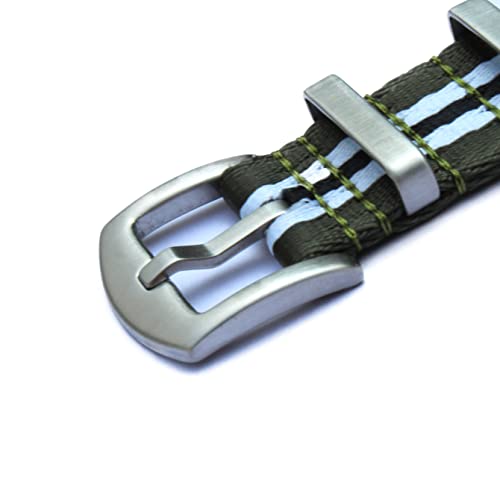 Image of WAMD Seat Belt NATO Watch Straps /Bands - 18mm,20mm,22mm and 24mm Nylon Watch Straps for Watches - Multicolour Options