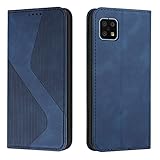 AQUOS Sense6 ケース 手帳型 センス6s au SHG07 財布型 カバー アクオス Sense6 SH54B SHM19 SHM19A 手帳型ケース LODROC スマホケース sense 6 docomo SH-54B au SHG05 SIMフリー SH-M19 SH-M19A SH-RM19 ケース スタンド機能 カードポケット収納 耐衝撃 シャープ センス6 ケース 手帳型 - 青