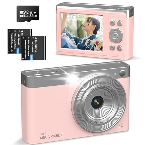 Amazon | 【2025新登場】4K デジタルカメラ デジカメ 5000万画素