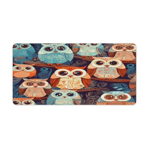 Anime Owl Pad para Escritorio Grande de Goma