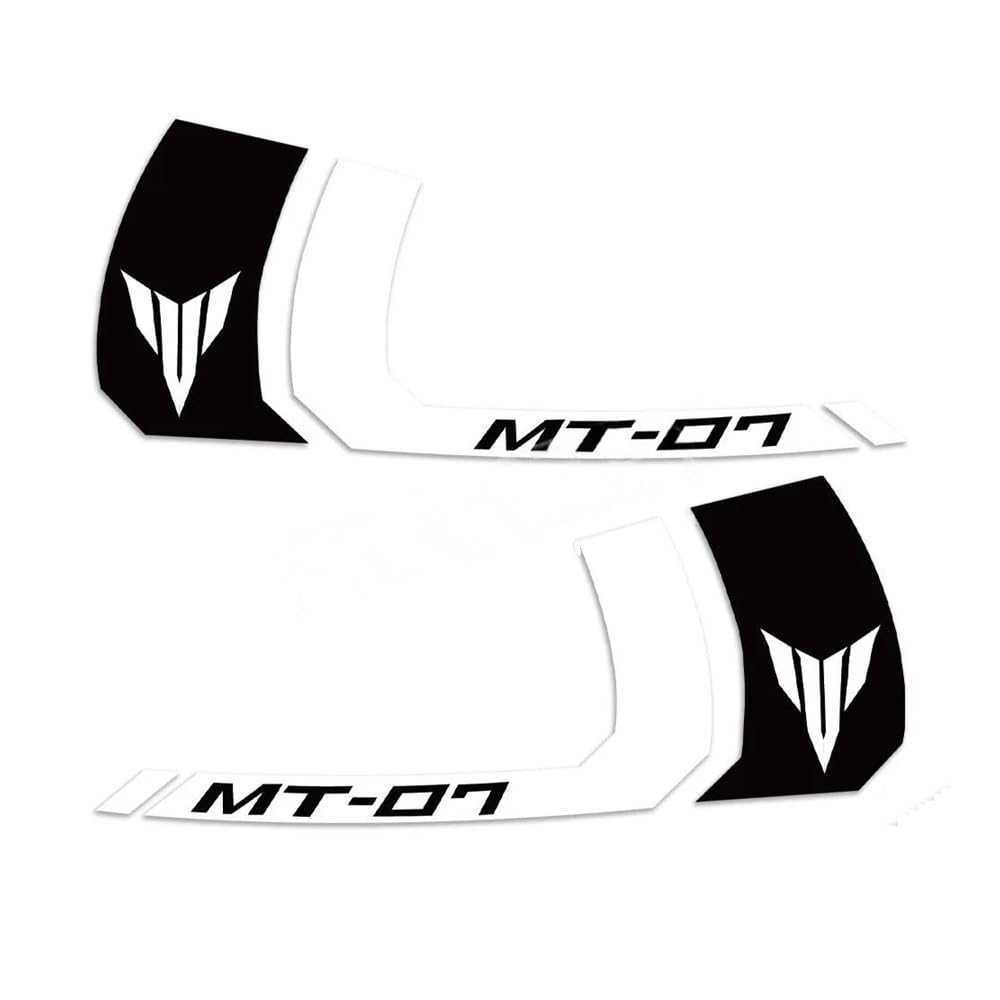 Motorbike Tank Protector Motorcycle Fuel Tank Sticker Stripe Decal Accessories for MT-07 MT07 Mt 07 Pad Stickers