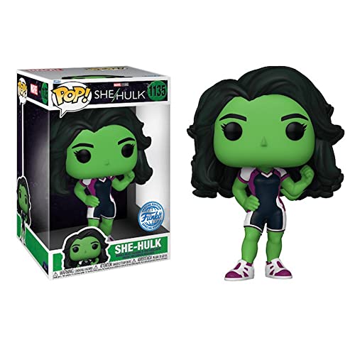 En Oferta Funko Pop Jumbo! Marvel: She-Hulk (Exc), Figura De Vinilo De Acción Coleccionable - 65050
