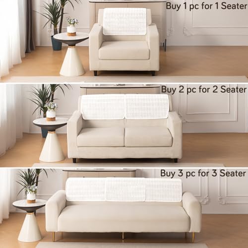Image of HOKIPO 'Plush Haven' Premium Anti-Slip Backrest Mat | Soft Fluffy Plush Fabric, White - 1 PC (AR-6256-WHT)