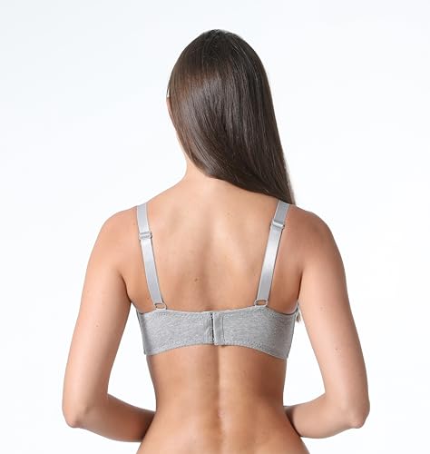 Image of Viola's Secret 6 Pack of Color Print T-Shirt Bras B Cup C Cup and D Cup