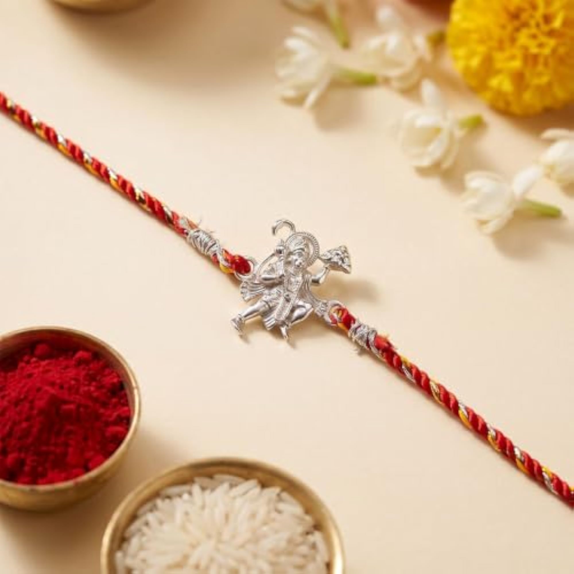 925 Silver Hanuman Ji Rakhi, Raksha Bandhan Gift