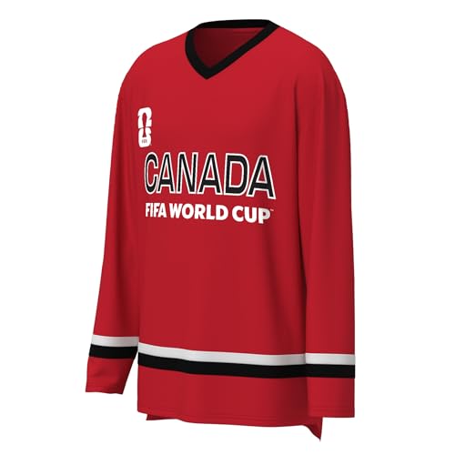 Image of Outerstuff FIFA World Cup 2026 Mens Long Sleeve V-Neck Hockey Jersey