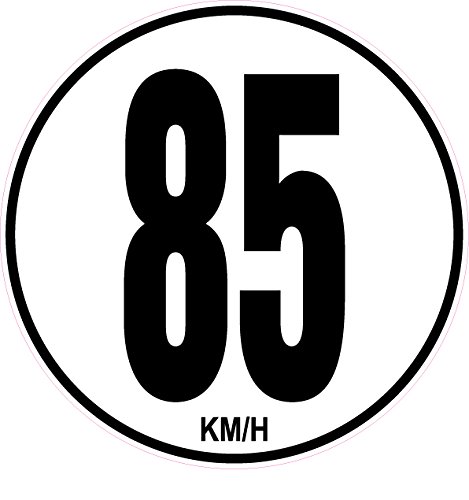 Buy SAFIRMES Sticker 20 cm Speed Limit for Cars, Tractors, Heavy Weight ...