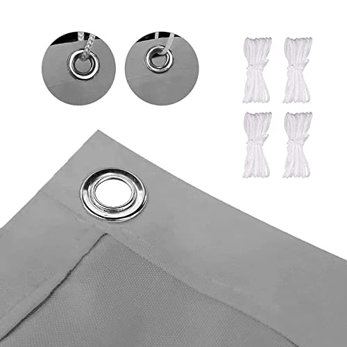 Filet protection solaire bleu foncé 3x5.5m rectangulaire avec œillets - 5