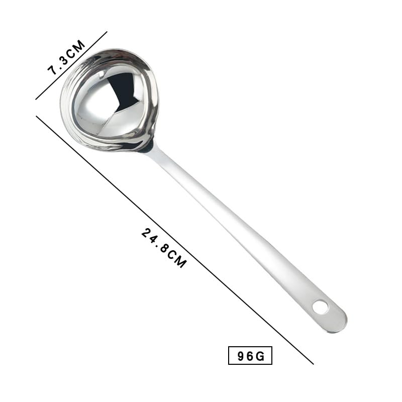 ONUIFIKE Silverware Set, 2/8/12/16/20/24 Pcs 316 Stainless Steel Spoon Set (Soup/Hot Pot), Home Cutlery Flatware Set(12 Piece set for 6)