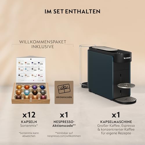 NESPRESSO KRUPS Vertuo Up Blau Kapselmaschine XN9404 – Ansicht 8