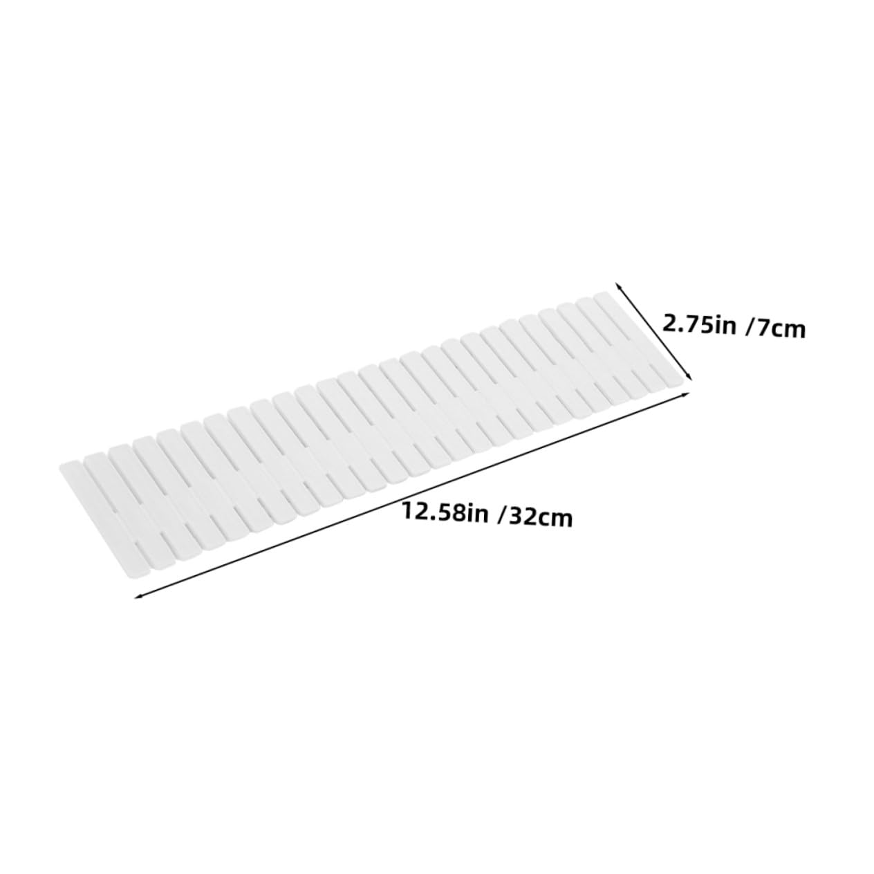 Mobestech 16 Pezzi Divisori Regolabili per Plastica Bianco Opaco Organizer Griglia per Biancheria Calze Sciarpe e Cosmetici Separatore e Facile da Personalizzare