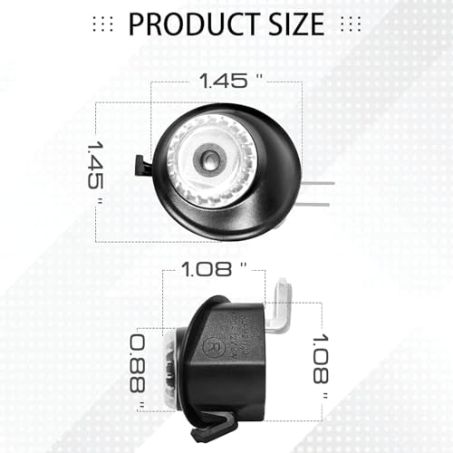 2 Pcs Luz LED Proyector en Piso para Puerta Cadillac miniatura 4