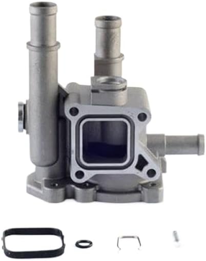 Aluminum Engine Cooling Thermostat Housing Cover 96984103 96817255 Compatible With Aveo Astra