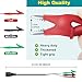Xin Tester Circuit Breaker Finder Accessory Kit, 125V 10A Universal Circuit Tracer Leads Tester with Clips Circuit Breaker Adapters HVAC Adaptor Cord Hand Tool for Circuit Breaker Finder