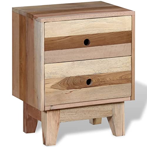 Table de chevet en bois de récupération massif, un meuble d'appoint d'exception