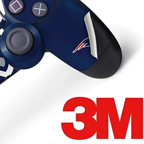 Vista 39 de Skinit Calcomanía para juegos compatible con el controlador de PS4, diseño oficial de los New England Patriots de la NFL, en blanco y negro