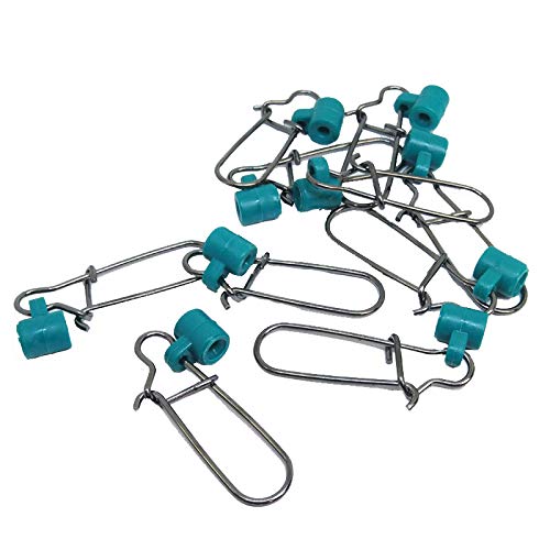 image for unclesportinfof 100PCS Fishing Line Sinker Slides with 8# Duo Lock Sna