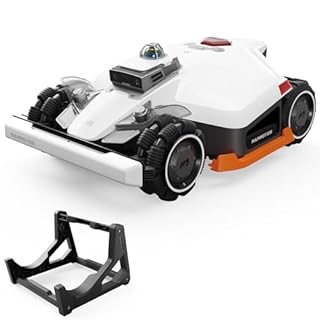 Mammotion LUBA 3 AWD 3000 Robot Tondeuse, Positionnement Tri-Fusion 360° LiDAR+NetRTK+AI Vision, 80% pentes, Gestion multizone jusqu'à 30 Zones, Hauteur de Coupe 25-70 mm