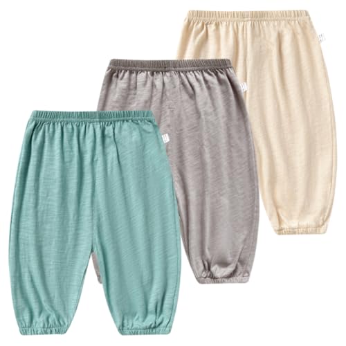 Pantalon sarouel bébé idéal pour les journées d'été et le jogging au parc