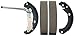 ACDelco Gold 17860B Bonded Rear Drum Brake Shoe Set