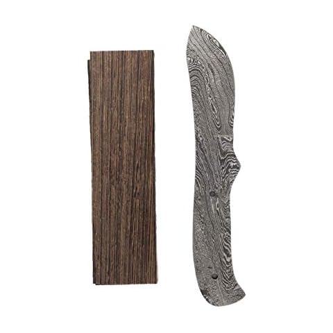 Payne Bros Custom Knives 7" SKINNER BLADE Damascus knife kit - KNIFE MAKING - KNIFE KITS (WENGE) Cover