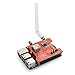 LoRa GPS HAT 915Mhz for Raspberry Pi 2 Model B/Raspberry Pi 3, Built-in Temperature Sensor LNA, Support DGPS SBAS SDK Command RFW95W