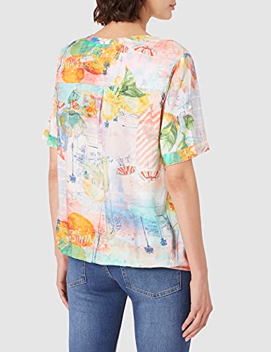 Cecil 342616 Bluse, Fresh Coral, S Donna