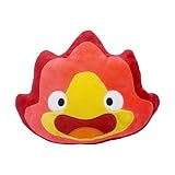 CYSNATU Anime Moving Castle Calcifer Plush Fire Demon Pillow, Howls Monster Figure Idea Birthday Gift for Kids Fans