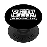 Kirchenaustritt Konfessionslos Gottloses Atheist PopSockets mit austauschbarem PopGrip