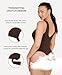 Lover-Beauty Bodysuits for Women Tummy Control Shapewear Plunge Deep V Neck Tank Tops and Thongs Body Shaper, Brown, L