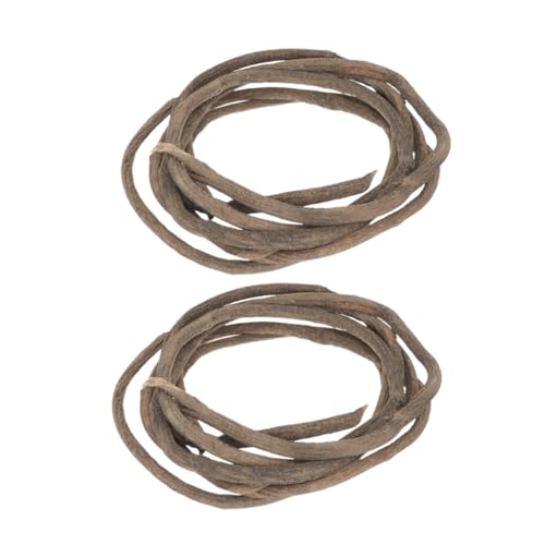 MUELODSIC 2pcs Grapevine Twig Vine Garland Rattan Swag Wreath Fake Grapevine Garland Christmas
