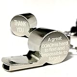 Blue Leaves A Great Coach is Hard to Find and Impossible to Forget-Coach Gifts for Men & Women,with Gift Box,Stainless Steel Whistle with Lanyard-Ideal for Coaches, Referees