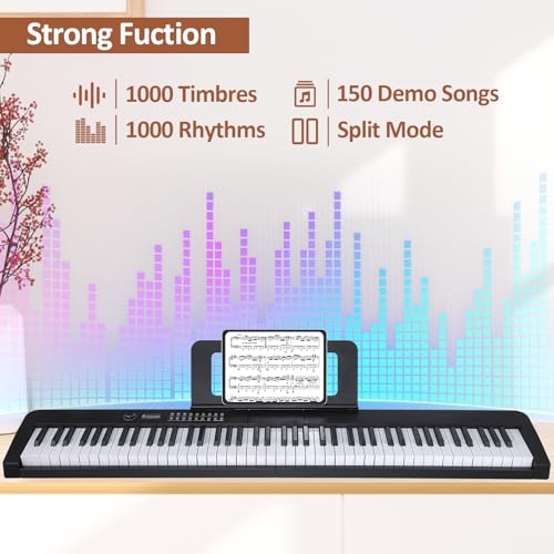 88-Key Digital Piano with Weighted Action