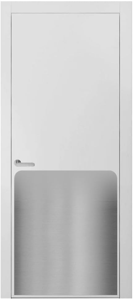 Large Breed Dog Scratch Door Protection Plate - Multiple Sizes & Finishes - 30" Height x34" Length - Shiny Brass
