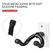 Drfeify Guitar Wall Mount, Hanger Hook, for All Size Acoustic Guitar, Electric Guitar, Bass Guitar (White)
