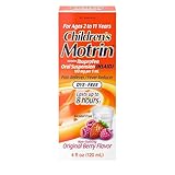 Motrin Children's DyeFree Pain Reliever and Fever Reducer, 4 Fluiduid Ounce