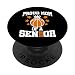 Mom Senior 2020 Class of Basketball High School College Cadeau PopSockets PopGrip Interchangeable