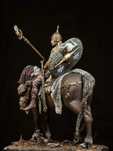 Cavalier guerrier celte en résine 1/24, kit de miniature à assembler