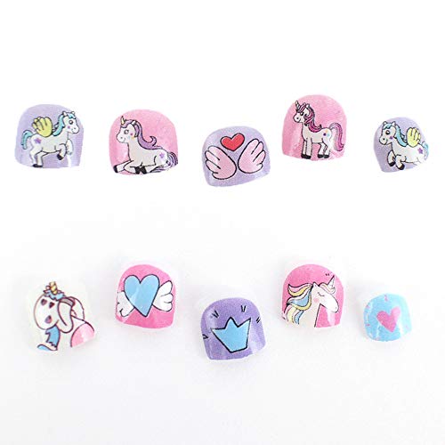 Nail Art Stickers For Kids Nail Decals Accessories Unicorn Water Transfers Butterfly Star Heart Nail Polish Wraps For Little Girls Fingernail Decor 500+ Patterns Diy Cute Fashion Multiple Large Sheets #TOP2