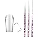 WUSJCOF Transparenter Nagelstempel Clear Nail Stamper mit Silikon Schaber, French Tip Silikon Jelly, Nail Art Liner Pinsel & Nail Pen Brushes für DIY Nail Art (Clear)