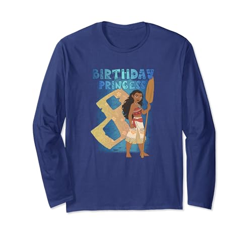 T-shirt Vaiana 8 ans fille manches longues Disney Princesses Moana