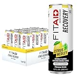 FITAID ZERO, Keto-Friendly, Number 1 Post-Workout Recovery Drink, Contains Zero Sugar, BCAAs, Glucosamine, 5 Calories, 12 Fl Oz (Pack of 12)