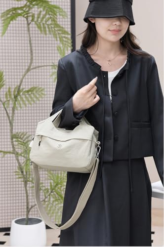 Bolso Hobo de Nylon Para Mujer Estilo Slouchy miniatura 2