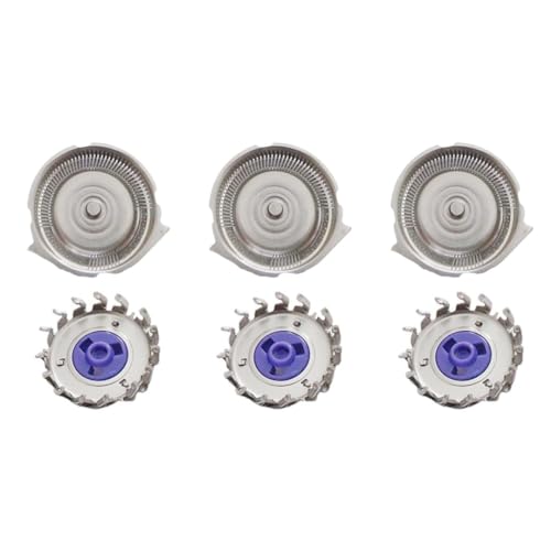 Set of 3 Replacement Heads for Replacing Philips Norelco HQ6 Quadra Action Shavers