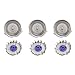 Set of 3 Replacement Heads for Replacing Philips Norelco HQ6 Quadra Action Shavers