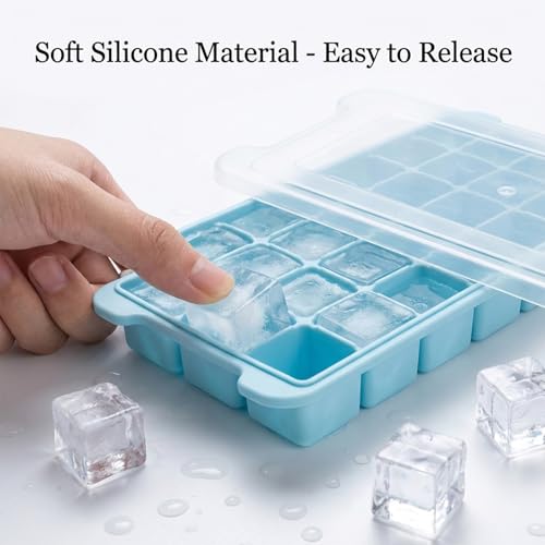 Molde para cubitos de hielo con tapa 36 celdas miniatura 4
