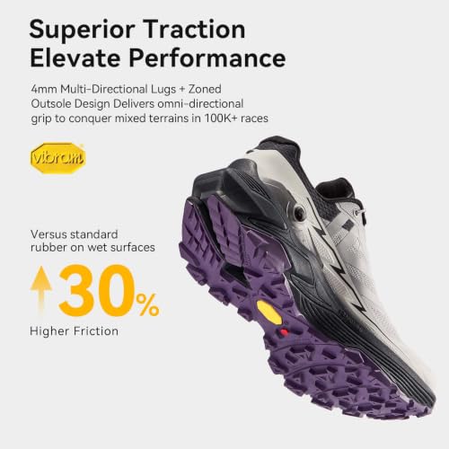 Image of Fuga EX3 Women's Trail Running Shoes, Cushioned Durable Womens Trail Sneakers, Lightweight Fashion Women Trail Shoes for Rugged Terrain, Long Distance & Ultra Trail Running