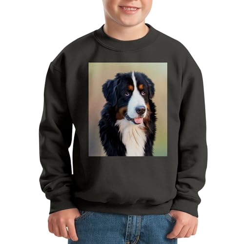 Sweat enfant Saint-Bernard mignon pour les sorties d'hiver - 2