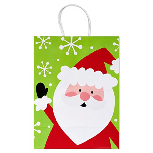 American Greetings 13'' Large Christmas Gift Bags, Santa, Snowman, Snowflakes And Merry Christmas (12 Bags) #TOP2
