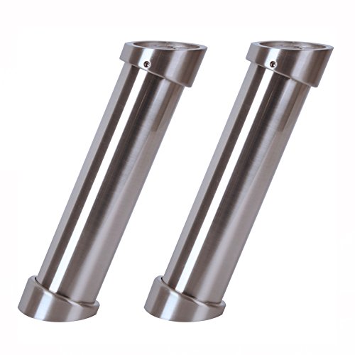 Nordlinger Pro 780033 2 Supports de Snack Rond Lux Finition Inox, Acier, Normal